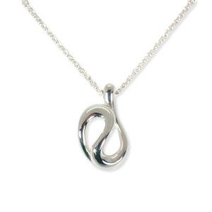 Tiffany & Co., Elsa Peretti Sterling Silver Pendant Necklace